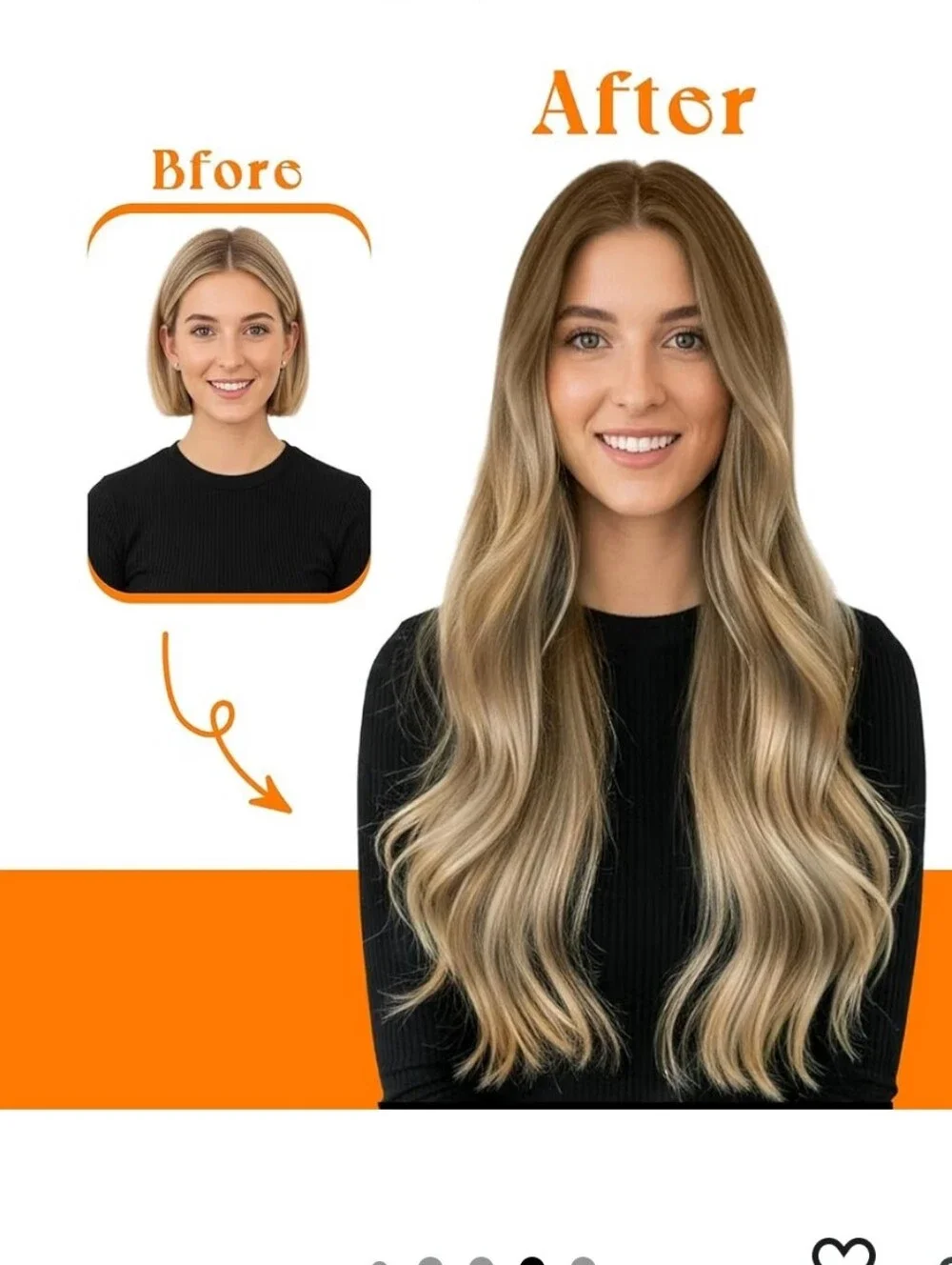 Sunny Hair Genius Weft Hair Extensions Human Hair Blonde Balayage 14